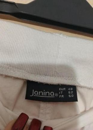 Балталл натуральные белые бриджи легкие летние шорты