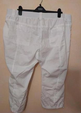 Балталл натуральные белые бриджи легкие летние шорты