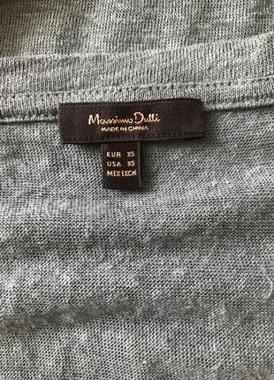 Massimo dutti футболка льон8 фото