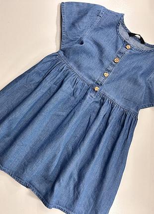 Джинсовое платье 4/5 лет
