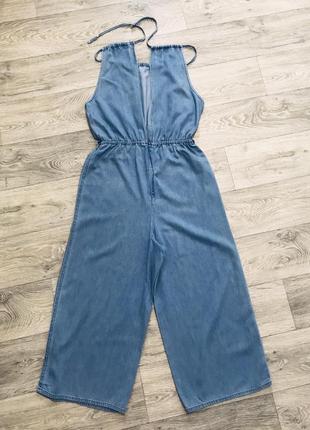 Комбинезон river island летний джинс uk10 индия р.42/46 eur-363 фото