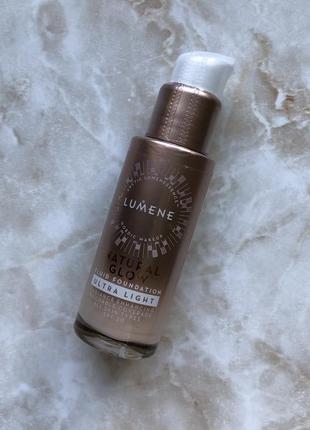 Тональний крем флюїд lumene natural glow fluid foundation