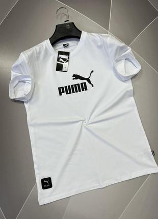 Футболка мужская белая puma