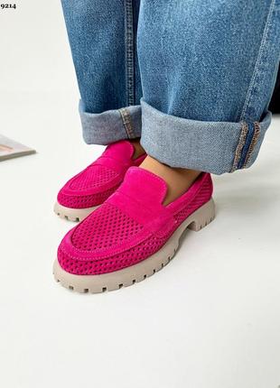 Замшеві жіночі туфлі2 фото