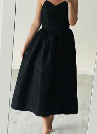 Платье платье сарафан zara liu-jo ажурное корсетное