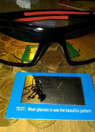 Антиблікові дзеркальні сонцезахисні окуляри з поляризацією2 фото
