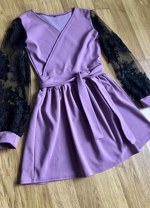 Платье лавандового цвета