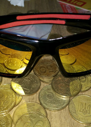 Антиблікові дзеркальні сонцезахисні окуляри з поляризацією4 фото