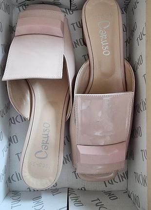 Кожаные мюли