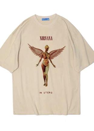 Футболка nirvana оверсайз