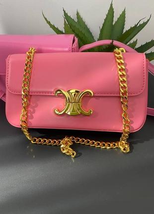 Сумка селин корал celine в стиле