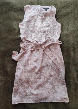 Вечернее шелковое платье