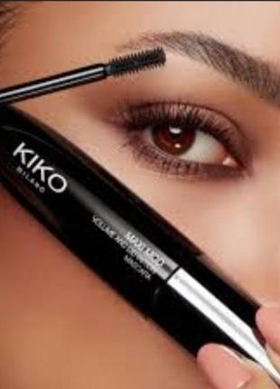 Туш для вій kiko milano maxi mod 12.5 мл