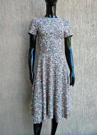 Нова віскозна сукня міді h&m