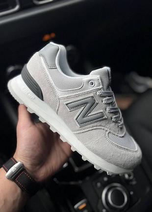 Женские кроссовки new balance 574 light gray
