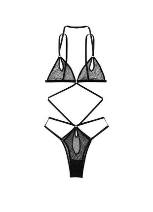 Боді тедді victoria's secret very sexy open cup strappy naked teddy