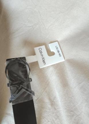 Мужской брендовый ремень calvin KNIT оригинал пояс ремешок кожа6 фото