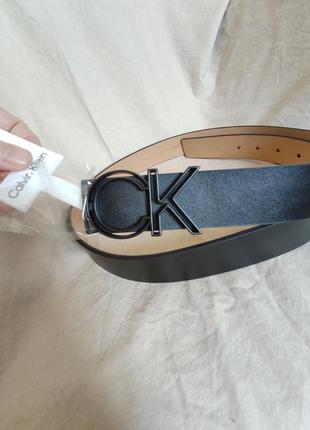 Мужской брендовый ремень calvin KNIT оригинал пояс ремешок кожа5 фото