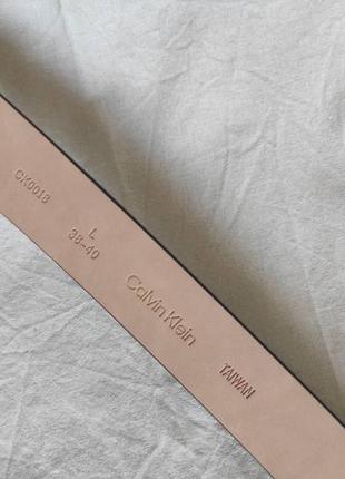 Мужской брендовый ремень calvin KNIT оригинал пояс ремешок кожа7 фото