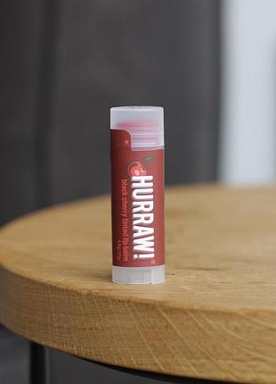 Бальзам для губ hurraw cherry lip balm вишня 4,8 г