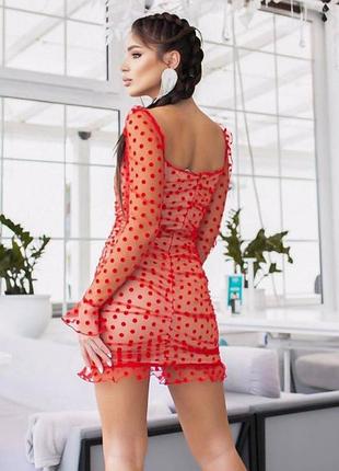 Сукня червона 6