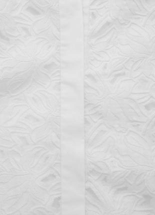 Рубашка белого цвета 42eu, cos, arket, органический коттон5 фото