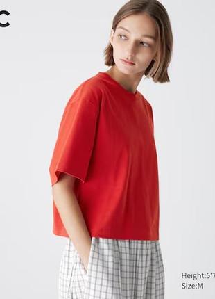 Футболка укорочена кроп топ uniqlo7 фото
