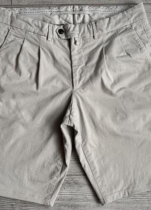 Шорти suitsupply light beige porto shorts