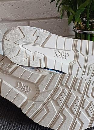 Повседневные кожаные кроссовки asics gel8 фото