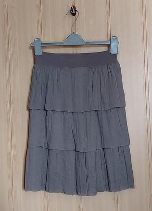 Шелковая юбка с оборками d. exterior