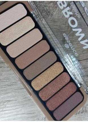 Палетка теней essence brown edition 10 грамм