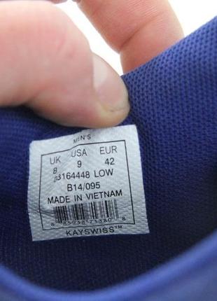 Кроссовки синие k-swiss размер 41-426 фото