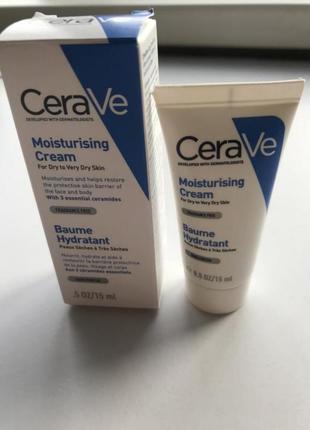 Cerave moisturizers зволожуючий крем для обличчя та тіла для сухої та дуже сухої шкіри
