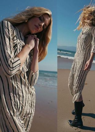 Zara трендовое платье zw collection