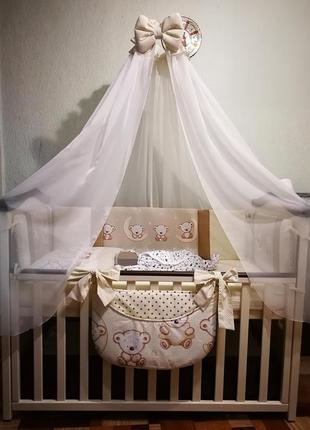 Балдахин накидка на кроватку. держатель