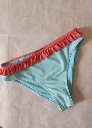 Голубой низ от купальника на девочку 11-12 лет. детский купальник 4465