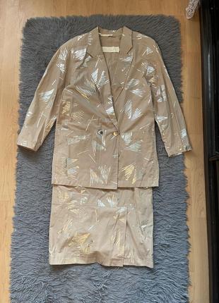Escada стильний костюм піджак жакет блейзер + юбка спідниця від преміум бренду