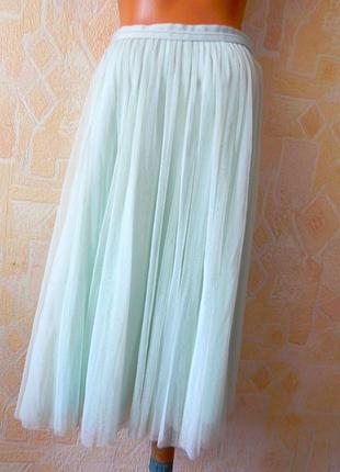 Юбка сетка двойная