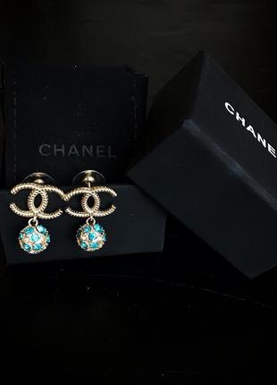 Серьги chanel оригинал