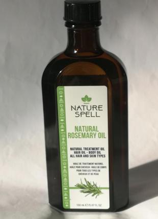 Nature spell масло розмарина для волос и кожи, 150 мл