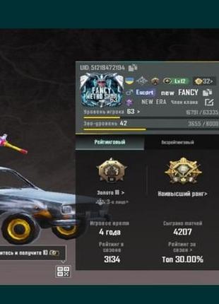 Продам аккаунт в pubg mobile