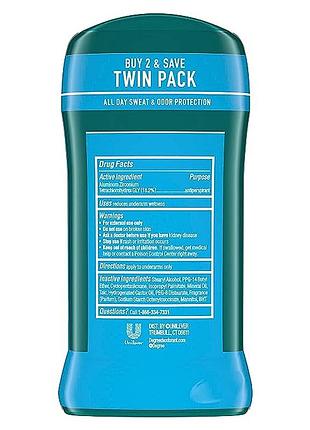 Оригинальный мужской дезодорант-антиперспирант degree men 48-часовая защита 76 гр