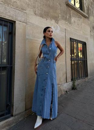 Джинсовый сарафан