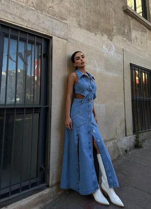 Джинсовый сарафан