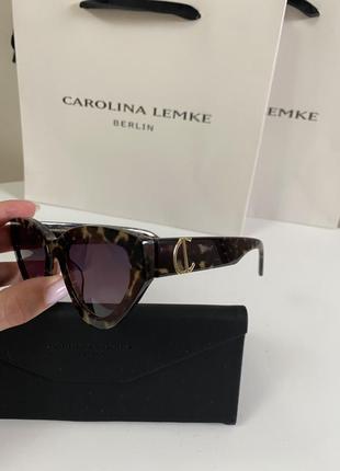 Carolina lemke чорна лінза окуляри