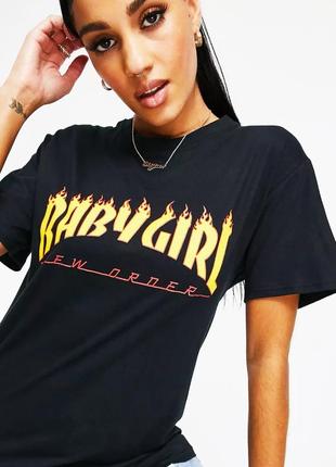 Футболка baby girl new order від shein