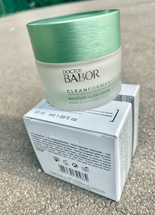 Зволожуючий крем для сяйва шкіри обличчя babor doctor babor clean formance moisture glow cream