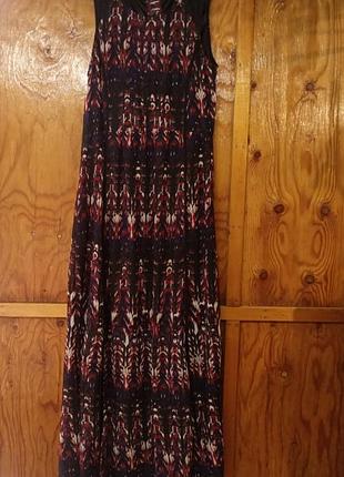 Платье летнее шифоновое макси h&m 36/6