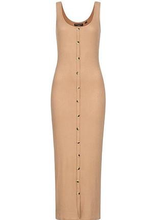 Віскозне довге плаття сарафан у рубчик brave soul m-l (46-48-50)