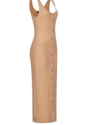 Віскозне довге плаття сарафан у рубчик brave soul m-l (46-48-50)